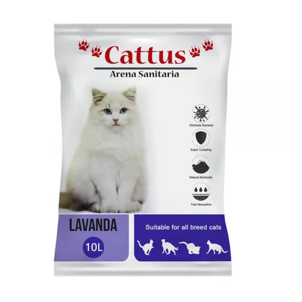 Arena sanitaria súper premium - Aroma lavanda