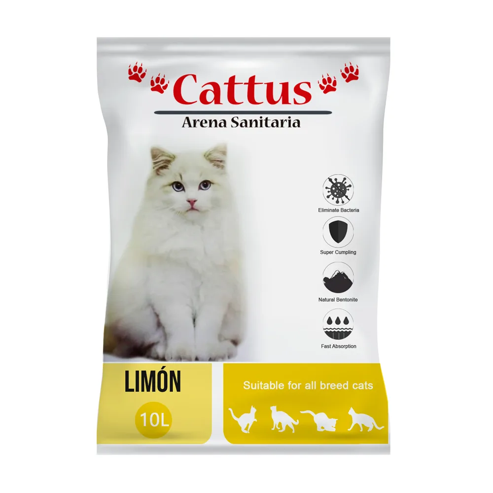 Arena sanitaria súper premium - Aroma limón