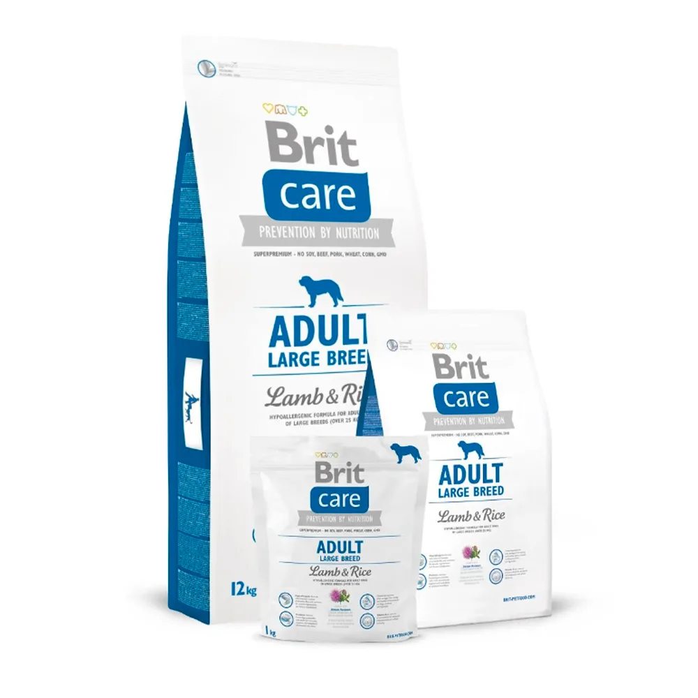 Brit Care Cordero y Arroz Grain-Free para Perros Raza Grande