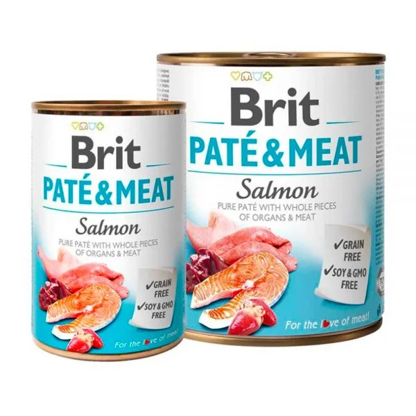 Brit Care Lata Paté & Meat Salmon para Perros