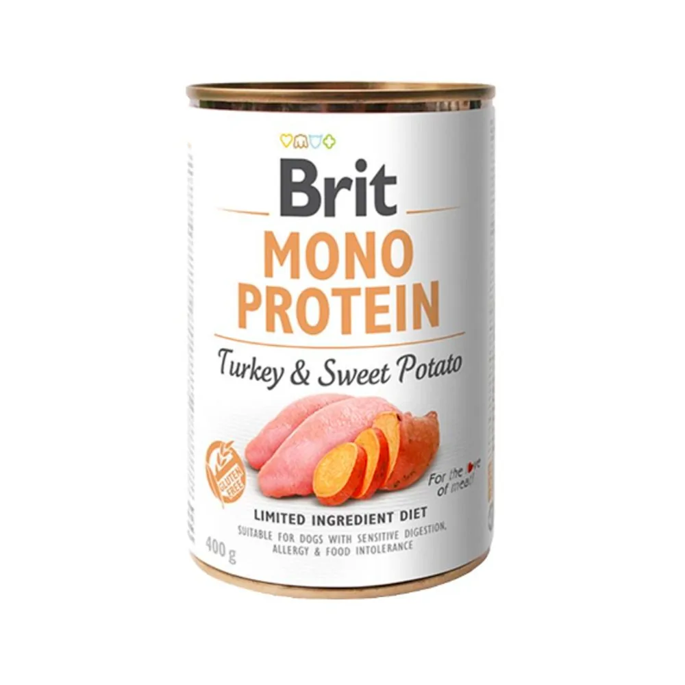 Brit Care Mono Protein Pavo y Papa Dulce 400 g