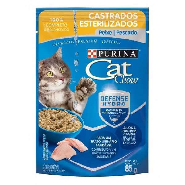 Cat Chow Esterilizados Pescado 85 Gr