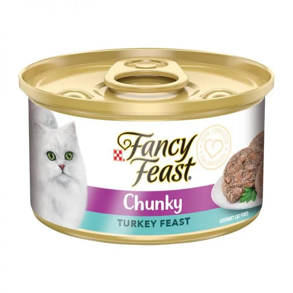 Fancy Feast - Terrine Pavo para Gato Lata 85 Gr