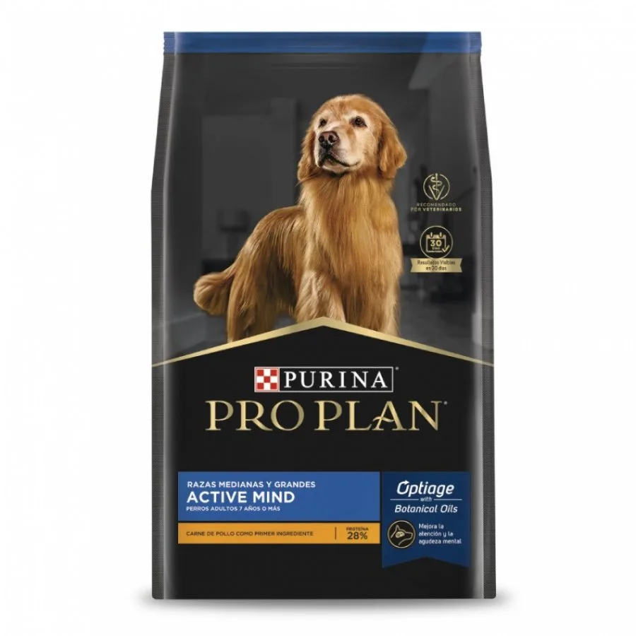 Proplan Active Mind 7 + Raza Mediana y Grande