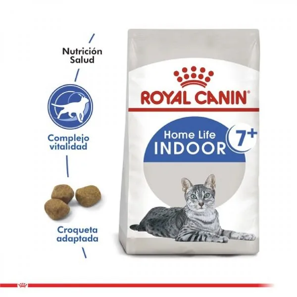 Royal Canin Alimento Seco Gato Adulto Indoor +7