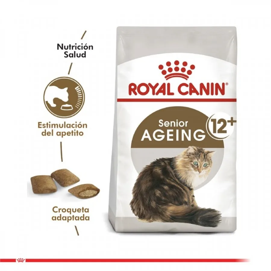 Royal canin alimento seco gato adulto ageing 12 + 2 Kg