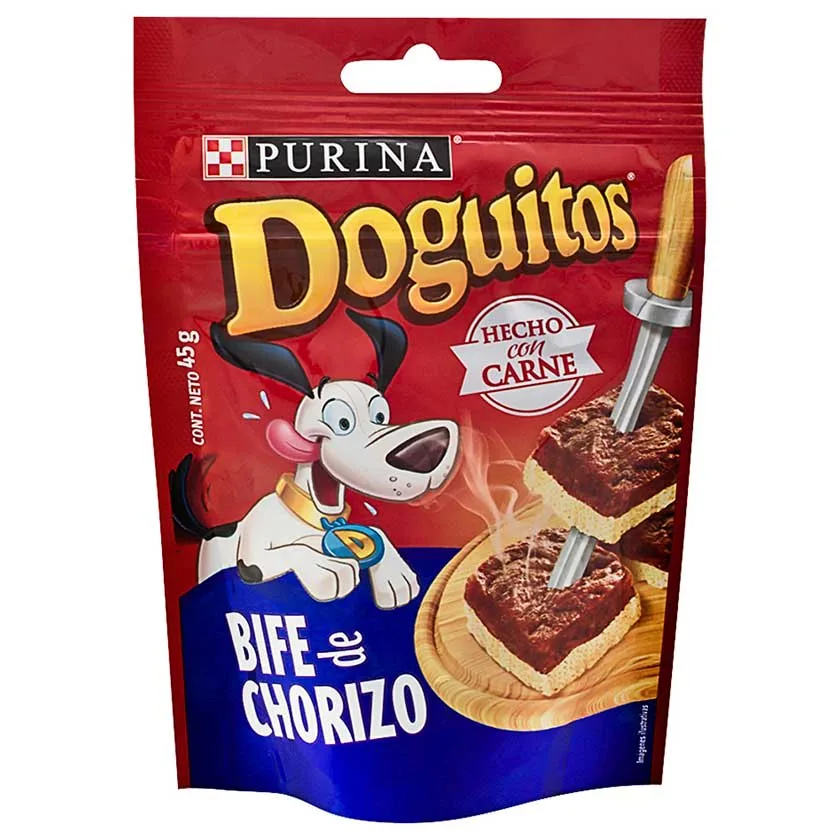 Snacks Para Perros Doguitos® Bifé Chorizo 45 Gr