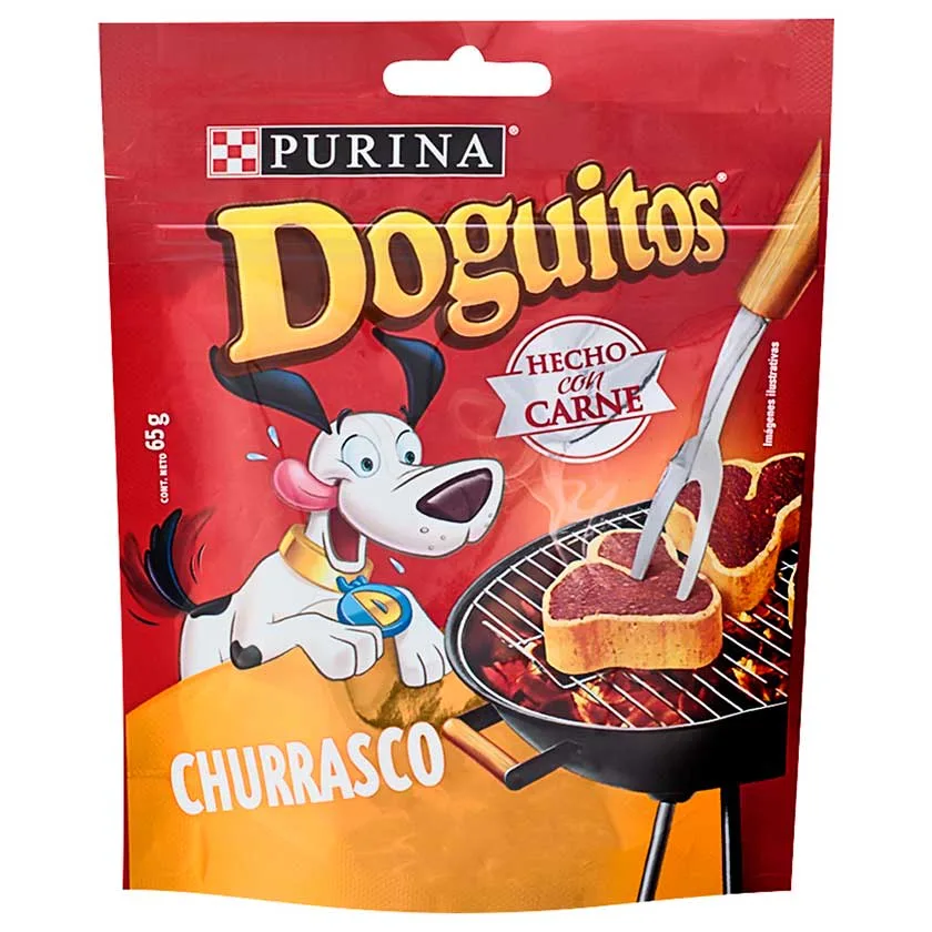 Snacks Para Perros Doguitos® Churrasco 65 Gr