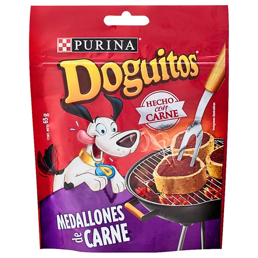 Snacks Para Perros Doguitos® Medallones de Carne 65 Gr