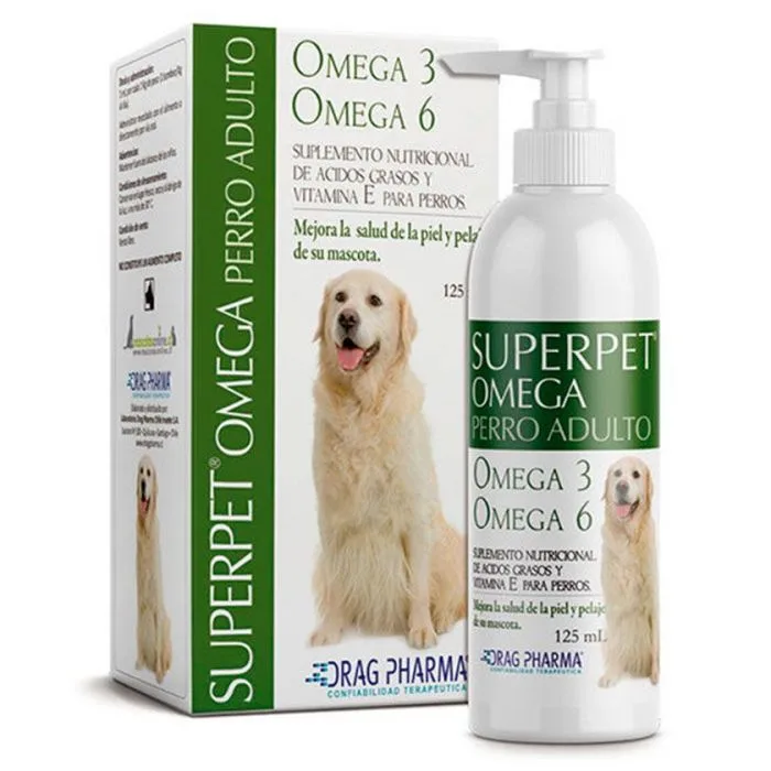 Suplemento Superpet Omega 3 y 6 para Perros Adultos 125 Ml