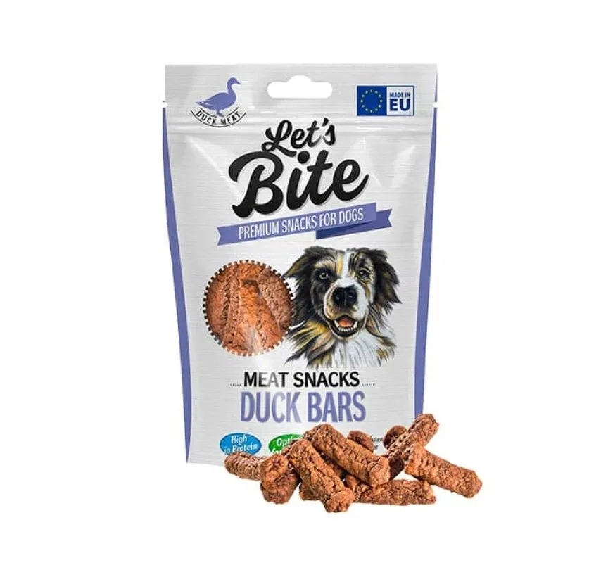 Brit Care LET'S BITE MEAT SNACKS DUCK BARS