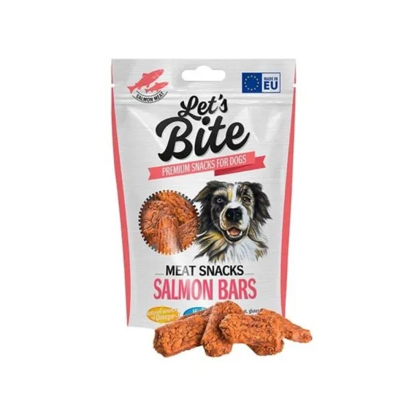 Brit Care LET'S BITE MEAT SNACKS SALMON BARS