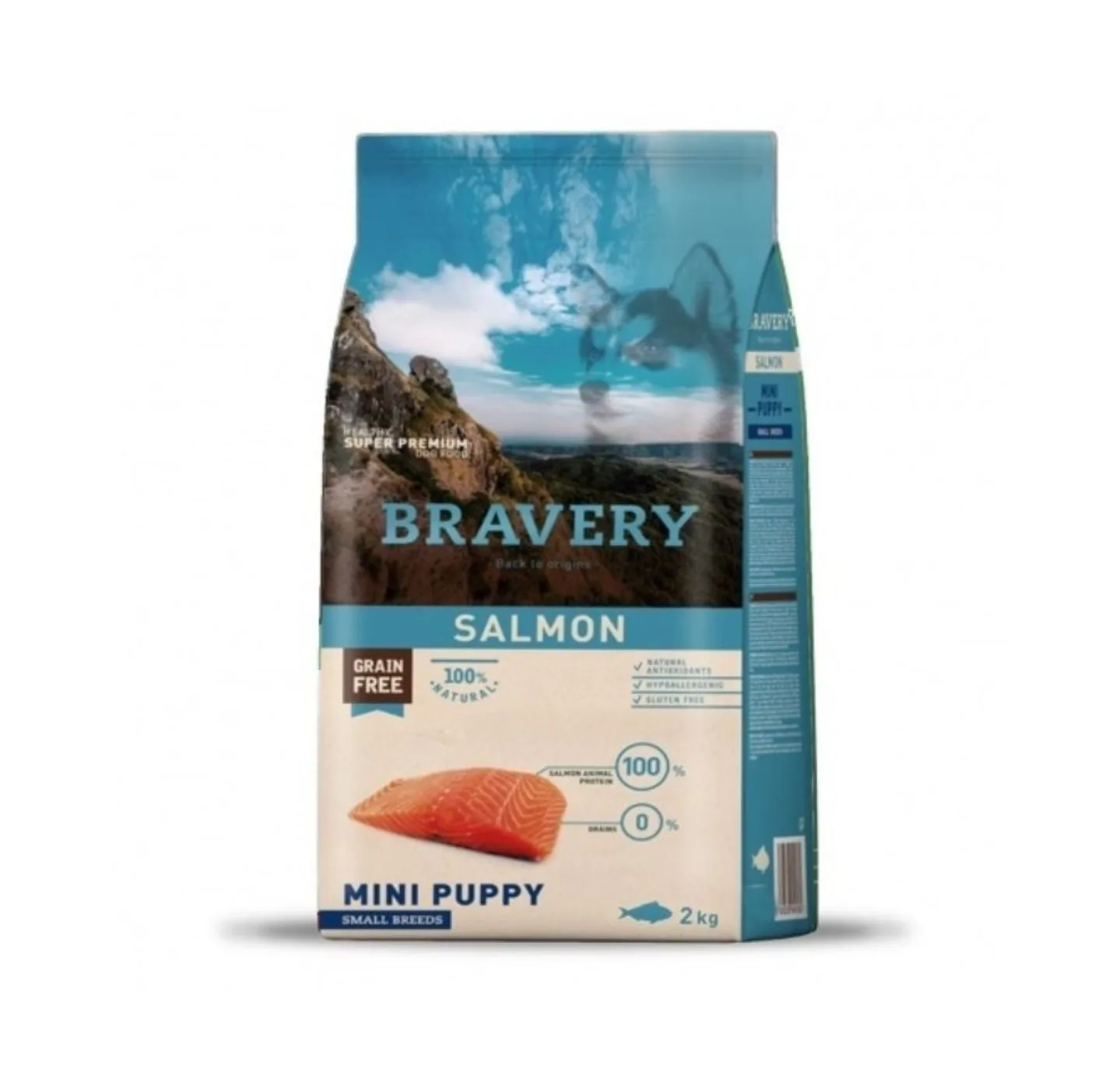 Bravery Salmón Puppy Small Breeds 2 Kg