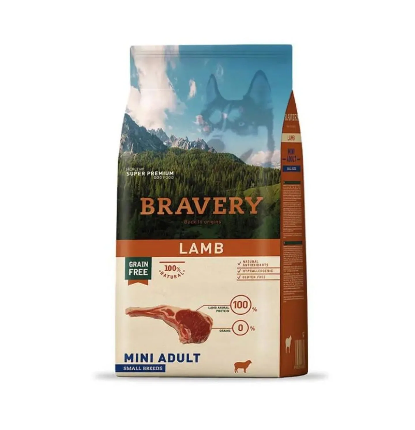 Bravery Lamb Mini Adult Small Breeds 2 Kg