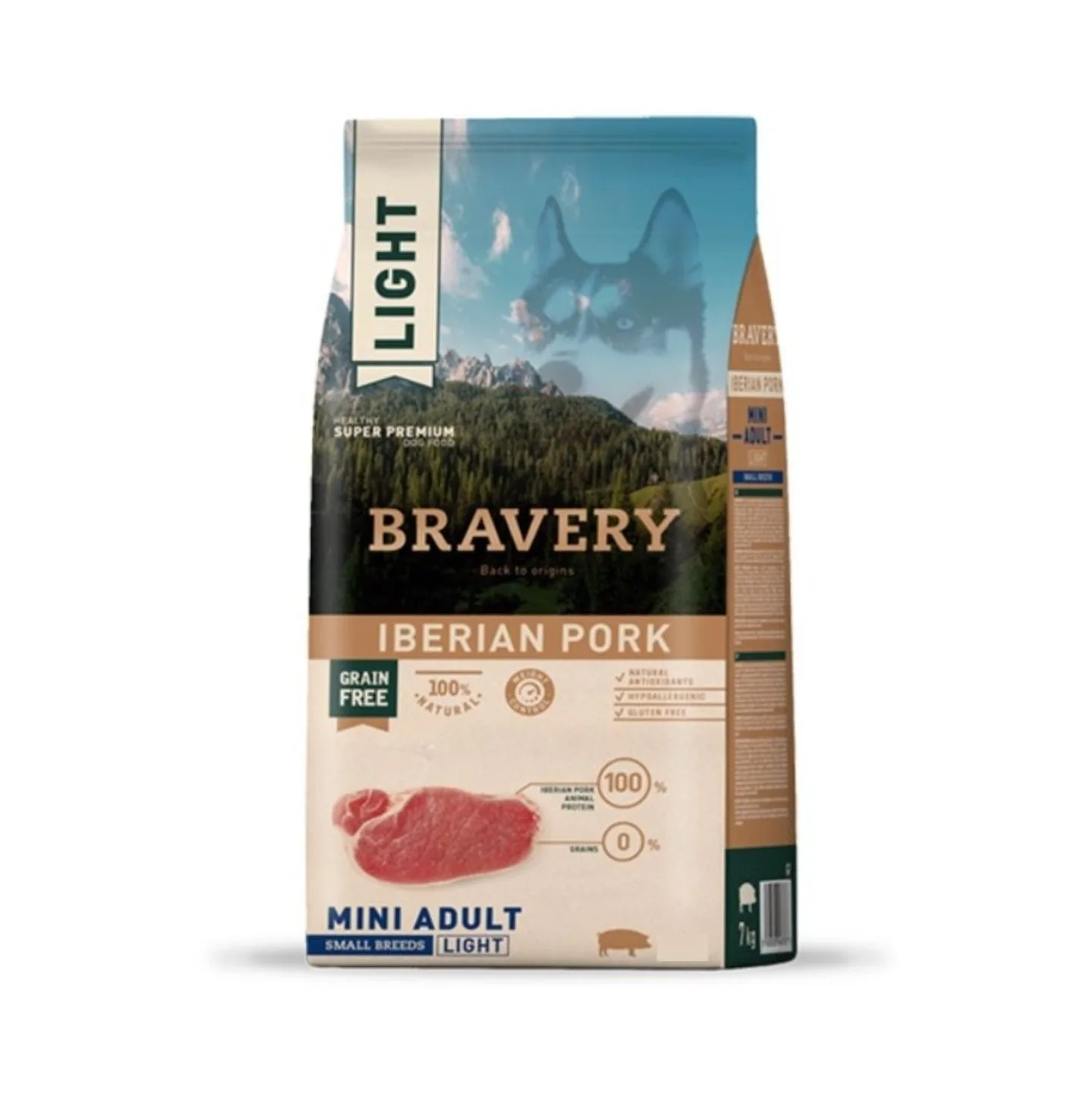 Bravery Iberian Pork Mini Adult Small Breeds 2 Kg