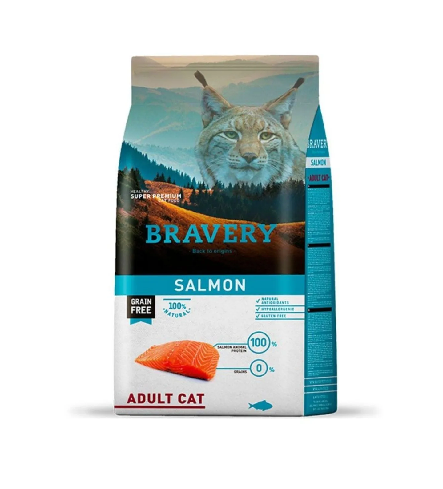Bravery Salmón Adult Cat 2 Kg