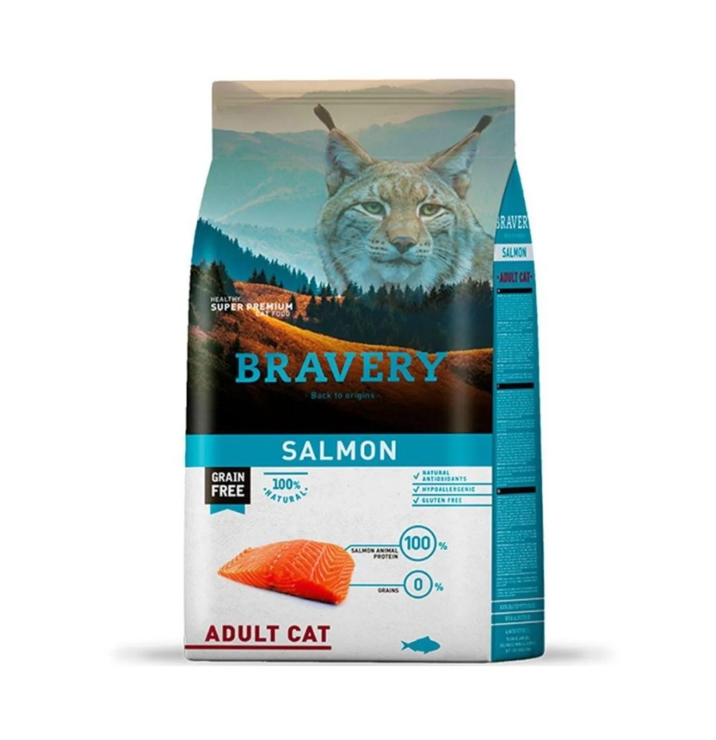 Bravery Salmón Adult Cat esterilizado 2 Kg
